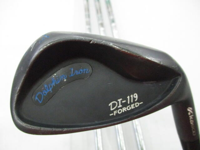 【中古】キャスコ Dolphin DI-119 FORGED ブラック アイアンセット Rフレックス 37.5インチ ９５０NEO リシャフト品 Cランク 右利き用 Kasco ゴルフクラブ ゴルフドゥ ゴルフ用品 GOLF DO 中古ゴルフクラ