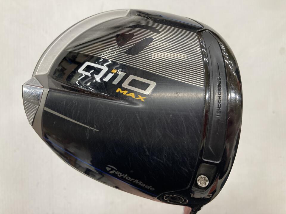 【中古】テーラーメイド Qi10 MAX ドライバー 10.5° Sフレックス 45.25インチ ヘッドカバーあり Diamana BLUE TM50 Cランク 右利き用 Taylormade ゴルフクラブ Qi10マックス ゴルフドゥ ゴルフ用品 GOLF DO 中