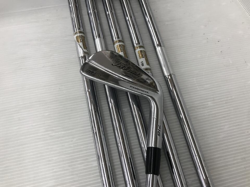【中古】タイトリスト MB 716 アイアンセット X100フレックス 38.0インチ ダイナミックゴールドAMT リシャフト品 Dランク 右利き用 Titleist ゴルフクラブ ゴルフドゥ ゴルフ用品 GOLF DO 中古ゴルフ