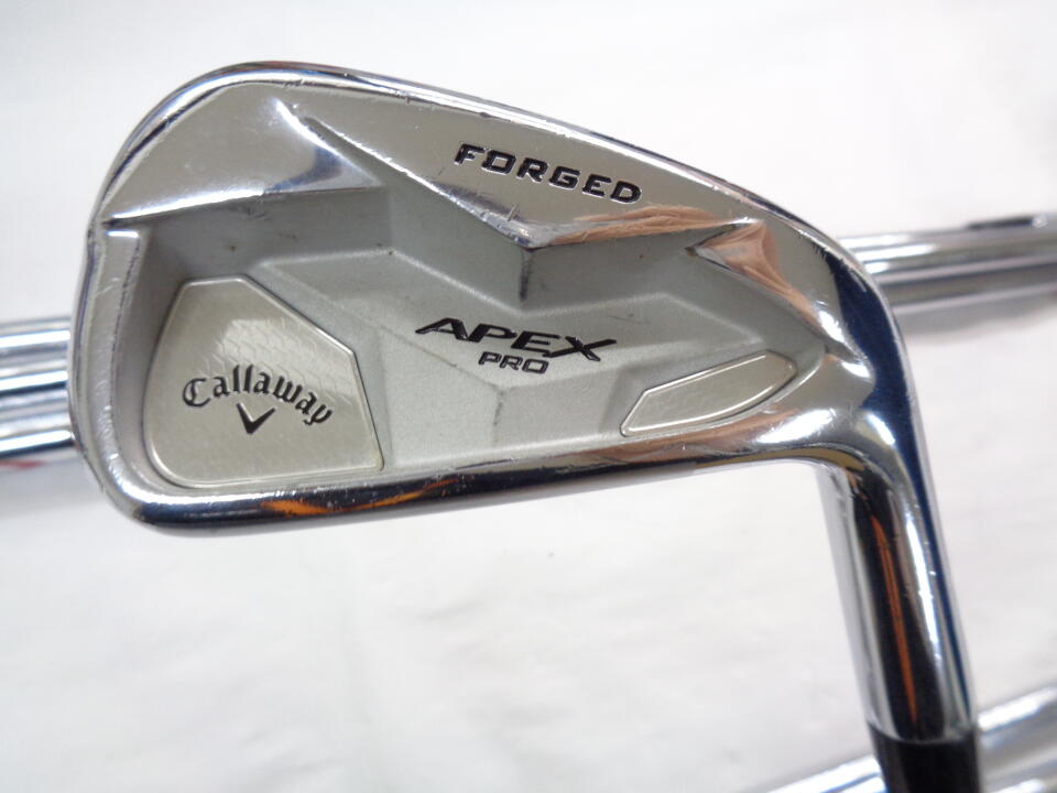 【中古】キャロウェイ APEX PRO 2019 アイアンセット 26&deg; Sフレックス 38.0インチ NSプロ MODUS 3 TOUR 120 Cランク 右利き用 Callaway ゴルフクラブ エイペックスプロ2019 ゴルフドゥ ゴルフ用品 GOLF DO 中｜ゴルフ ドゥ 中古クラブ店