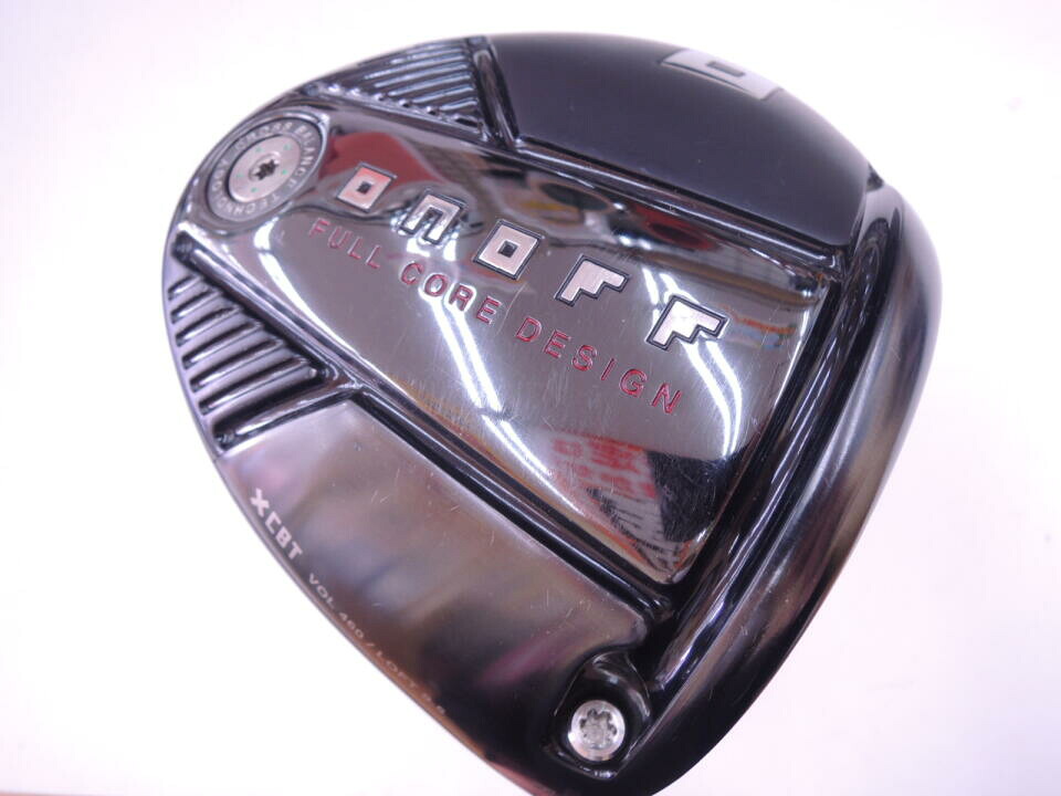 【中古】グローブライド ONOFF LABOSPEC PLUS ドライバー 9.5° Rフレックス 45.25インチ ヘッドカバーあり KUROKAGE 60G リシャフト品 Cランク 右利き用 GLOBERIDE ゴルフクラブ オノフ ラボスペック ゴル
