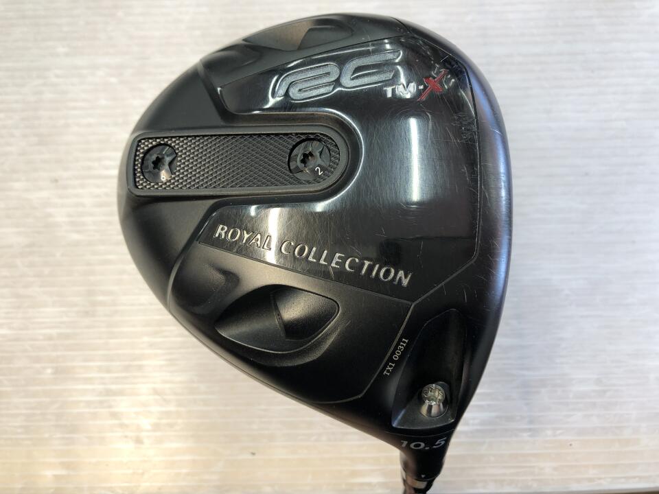【中古】ロイヤルコレクション TM-X ドライバー 10.5° Xフレックス 46.0インチ SPEEDER NX GREEN 50 リシャフト品 Dランク 右利き用 Royal Collection ゴルフクラブ ゴルフドゥ ゴルフ用品 GOLF DO 中古ゴル