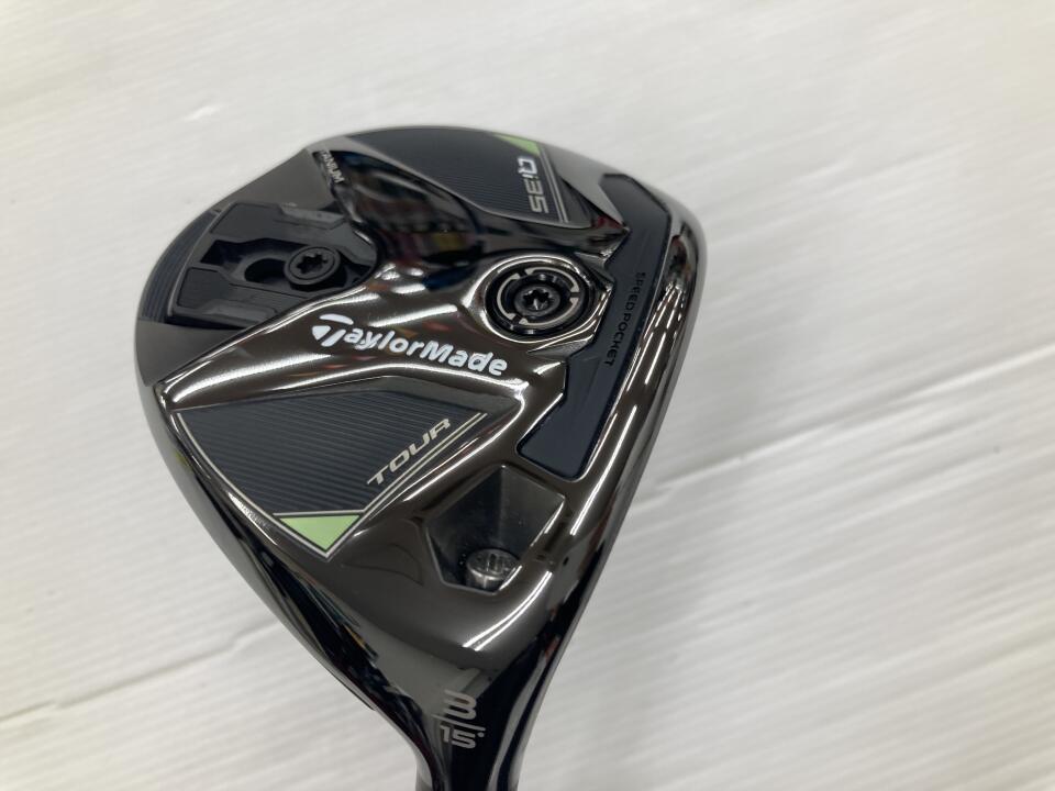 【中古】テーラーメイド Qi35 TOUR フェアウェイウッド 3W 15° Sフレックス 43.0インチ ヘッドカバーあり Diamana SILVER TM55 2025 Bランク 右利き用 Taylormade ゴルフクラブ Qi35ツアー ゴルフドゥ ゴルフ