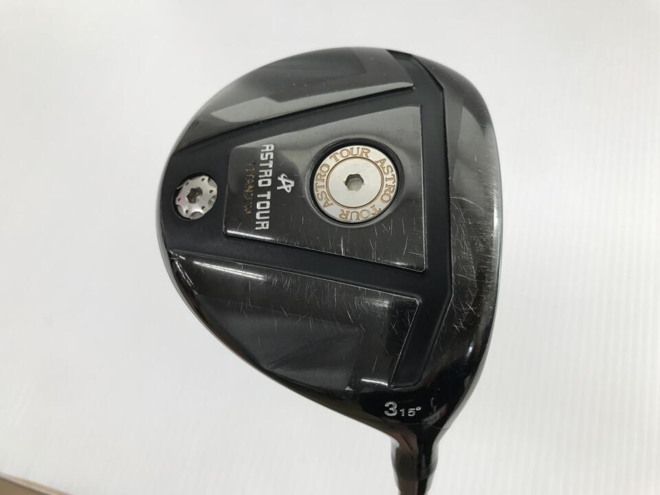 【中古】アストロ ASTRO TOUR F TITANIUM フェアウェイウッド 3W 15° Sフレックス 43.0インチ Speeder EVVOLUTION4FW 60 リシャフト品 Cランク 右利き用 ASTRO ゴルフクラブ ゴルフドゥ ゴルフ用品 GOLF DO 中古