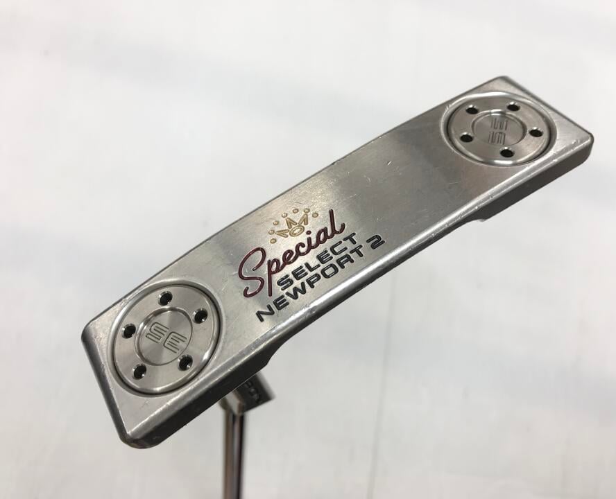 【中古】タイトリスト SC Special SELECT NEWPORT 2 パター 34.0インチ ヘッドカバーあり オリジナルスチール Dランク 左利き用 Titleist ゴルフクラブ スコッティキャメロン スペシャルセレクト ニュ｜ゴルフ ドゥ 中古クラブ店
