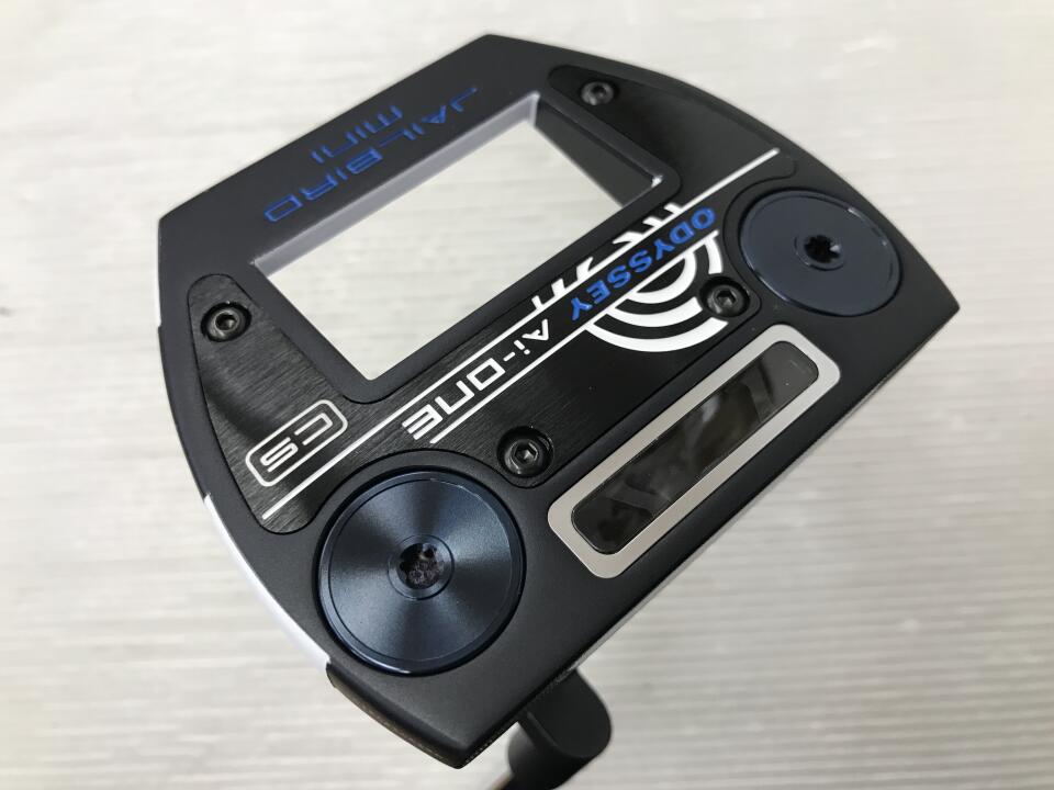 【中古】オデッセイ Ai-ONE TRI-BEAM JAILBIRD MINI CS パター 34.0インチ オリジナルスチール Cランク 右利き用 ODYSSEY ゴルフクラブ ゴルフドゥ ゴルフ用品 GOLF DO 中古ゴルフクラブ