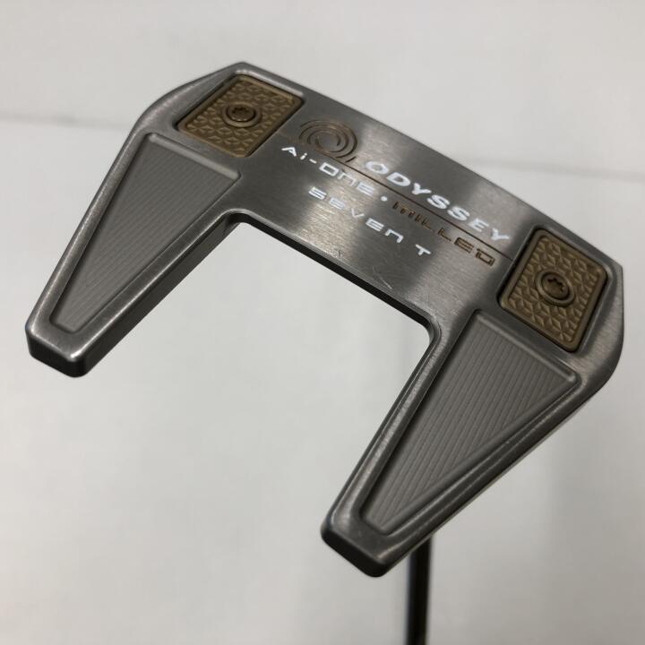 【中古】オデッセイ Ai-ONE MILLED SILVER SEVEN T パター 34.0インチ オリジナルスチール Cランク 右利き用 ODYSSEY ゴルフクラブ ゴルフドゥ ゴルフ用品 GOLF DO 中古ゴルフクラブ