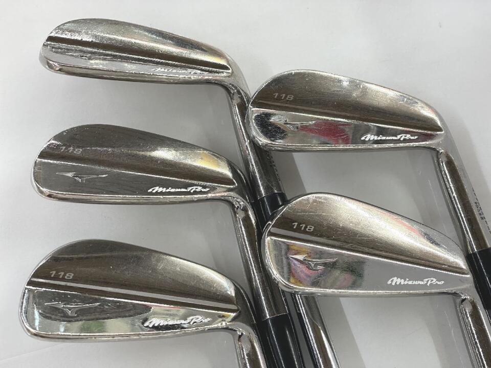 【中古】ミズノ Mizuno Pro 118 アイアンセット Xフレックス 37.5インチ NSプロMODUS3SYSTEM3 TOUR125 リシャフト品 Dランク 右利き用 MIZUNO ゴルフクラブ ミズノプロ ゴルフドゥ ゴルフ用品 GOLF DO 中古ゴ