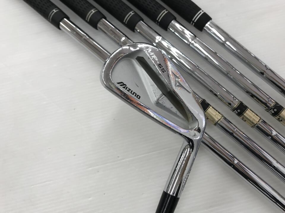 【中古】ミズノ MP-55 アイアンセット 25° R400フレックス 37.75インチ ダイナミックゴールド Dランク 右利き用 MIZUNO ゴルフクラブ ゴルフドゥ ゴルフ用品 GOLF DO 中古ゴルフクラブ
