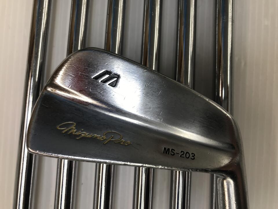 【中古】【訳あり】ミズノ MS-203 アイアンセット S200フレックス 37.5インチ ダイナミックゴールド Dランク 右利き用 MIZUNO ゴルフクラブ ゴルフドゥ ゴルフ用品 GOLF DO 中古ゴルフクラブ
