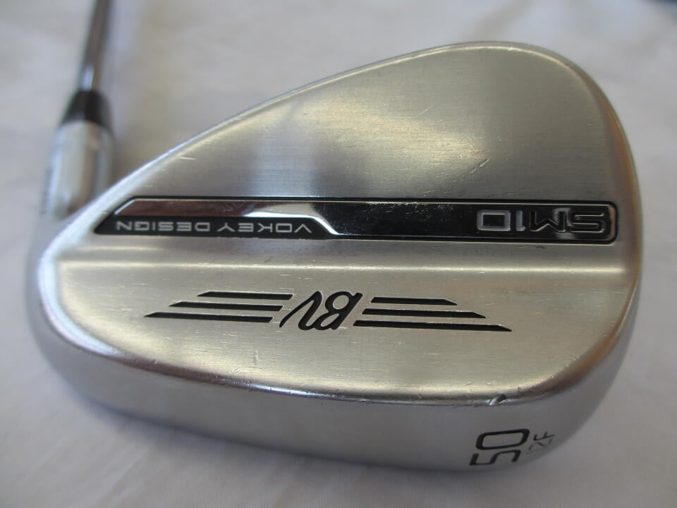 【中古】タイトリスト VOKEY SM10 ツアークローム ウェッジ 50° Rフレックス 35.5インチ NSプロ ZEROS 7 リシャフト品 Cランク 右利き用 Titleist ゴルフクラブ ボーケイSM10 ゴルフドゥ ゴルフ用品 GOLF