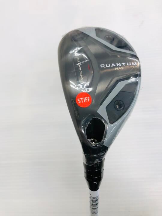 【中古】キャロウェイ QUANTUM MAX ユーティリティ 21° Sフレックス 40.125インチ ヘッドカバーあり ATHLEMAX 60 for Callaway Sランク 左利き用 Callaway ゴルフクラブ クオンタムマックス ゴルフドゥ ゴル