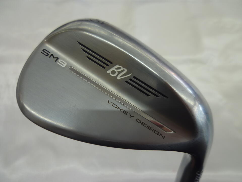 【中古】タイトリスト VOKEY SM9 ツアークローム ウェッジ 56° S200フレックス 35.25インチ ﾀﾞｲﾅﾐｯｸｺﾞｰﾙﾄﾞ120 リシャフト品 Cランク 右利き用 Titleist ゴルフクラブ ボーケイSM9 ゴルフ