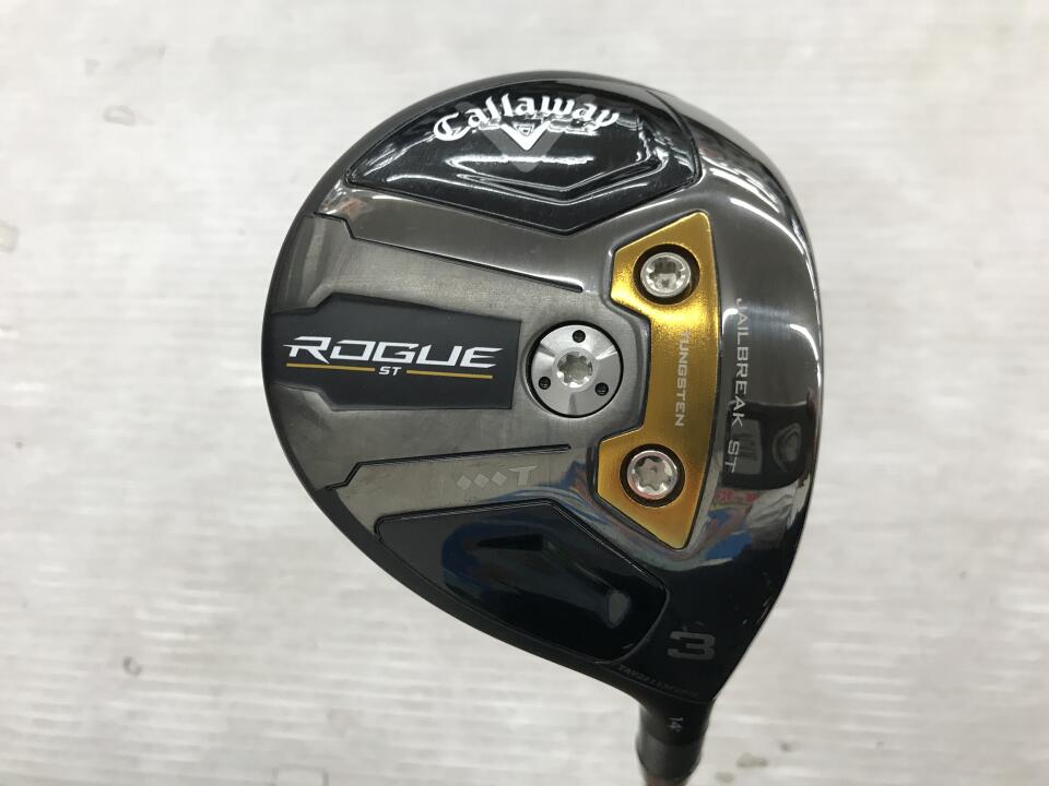 【中古】キャロウェイ ROGUE ST T ◆◆◆ フェアウェイウッド 3W 14° Sフレックス 43.5インチ ツアーAD TP-6 リシャフト品 Cランク 右利き用 Callaway ゴルフクラブ ローグSTトリプルダイヤモンド ゴル