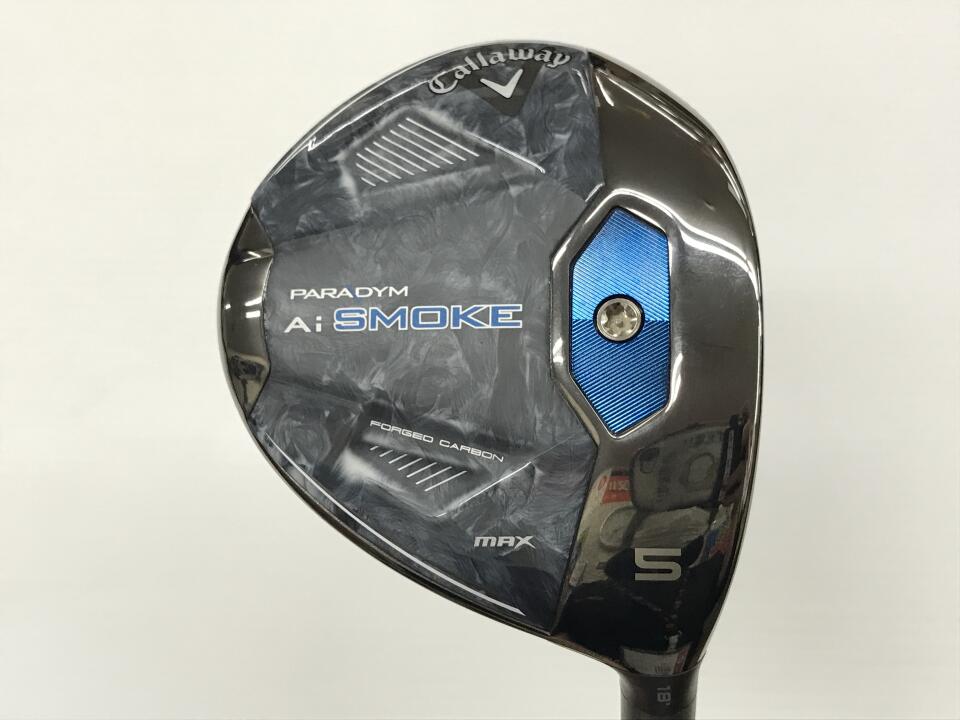 【中古】キャロウェイ PARADYM Ai SMOKE MAX フェアウェイウッド 5W 18° SXフレックス 42.0インチ ヘッドカバーあり The ATTAS V2 6 リシャフト品 Bランク 右利き用 Callaway ゴルフクラブ パラダイムAiスモ