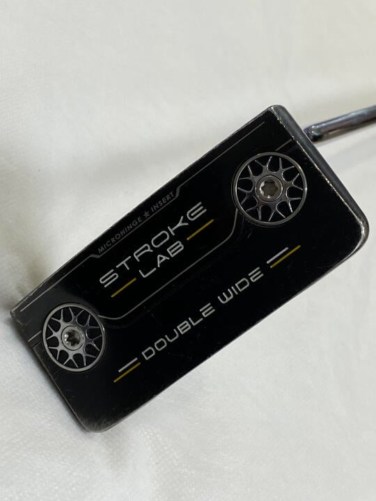 【中古】オデッセイ STROKE LAB BLACK DOUBLE WIDE パター 34.0インチ STROKE LAB Dランク 右利き用 ODYSSEY ゴルフクラブ ゴルフドゥ ゴルフ用品 GOLF DO 中古ゴルフクラブ