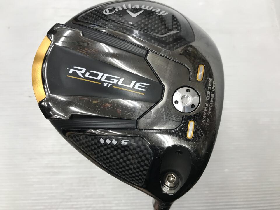 【中古】キャロウェイ ROGUE ST S ◆◆◆ ドライバー 9° Sフレックス 44.75インチ ヘッドカバーあり VENTUS for Callaway 5 リシャフト品 Cランク 右利き用 Callaway ゴルフクラブ ローグSTトリプルダイヤ