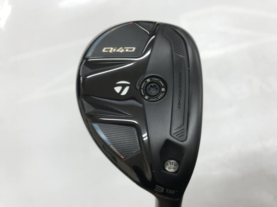 【中古】テーラーメイド Qi4D ユーティリティ 19&deg; Sフレックス 40.25インチ ヘッドカバーあり REAX 85 (Qi4D) Bランク 右利き用 Taylormade ゴルフクラブ キューアイフォーディー ゴルフドゥ ゴルフ用｜ゴルフ ドゥ 中古クラブ店