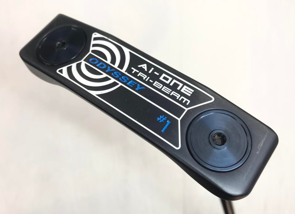 【中古】オデッセイ Ai-ONE TRI-BEAM #1 パター 34.0インチ ヘッドカバーあり オリジナルスチール Cランク 右利き用 ODYSSEY ゴルフクラブ ゴルフドゥ ゴルフ用品 GOLF DO 中古ゴルフクラブ