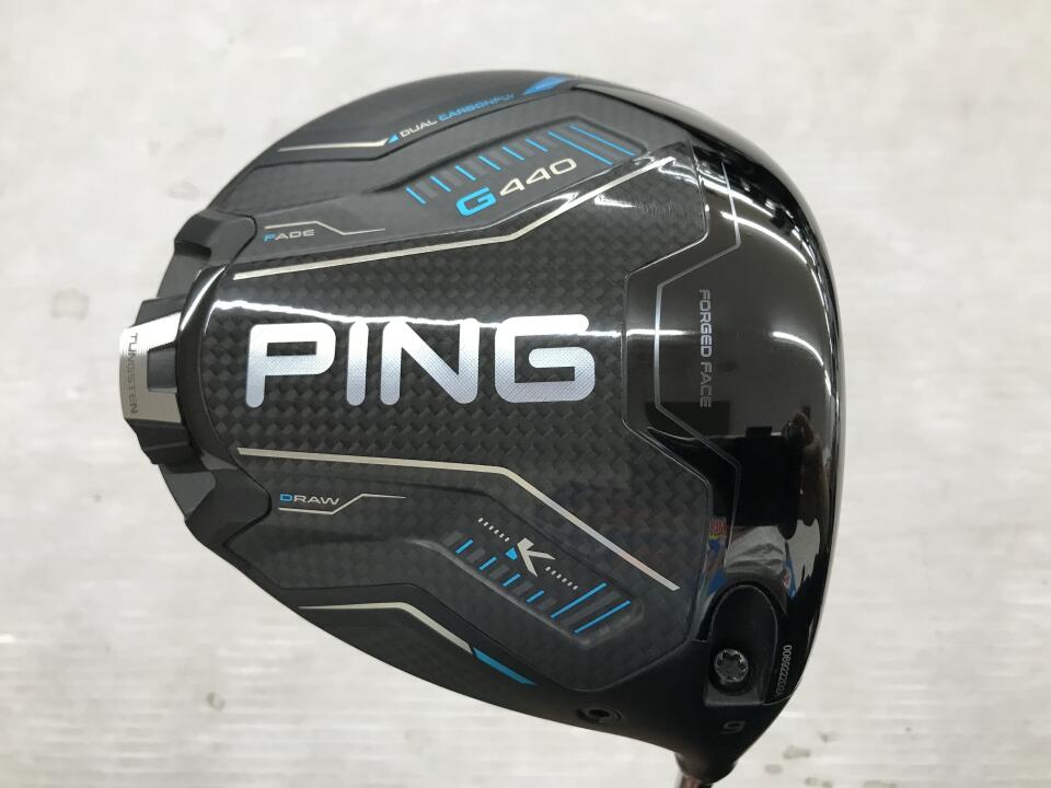 【中古】ピン G440 K ドライバー 9° Sフレックス 45.0インチ ヘッドカバーあり ﾂｱｰAD　CQ-5 リシャフト品 Bランク 右利き用 PING ゴルフクラブ ゴルフドゥ ゴルフ用品 GOLF DO 中古ゴルフクラブ