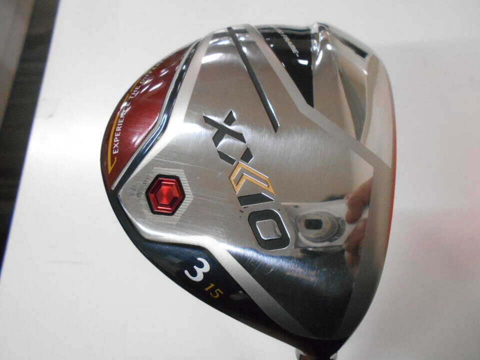 【中古】ダンロップ XXIO 12 レッド フェアウェイウッド 3W 15° Rフレックス 43.25インチ ヘッドカバーあり MP1200 レッド Cランク 右利き用 DUNLOP ゴルフクラブ ゼクシオ12 ゴルフドゥ ゴルフ用品 GO