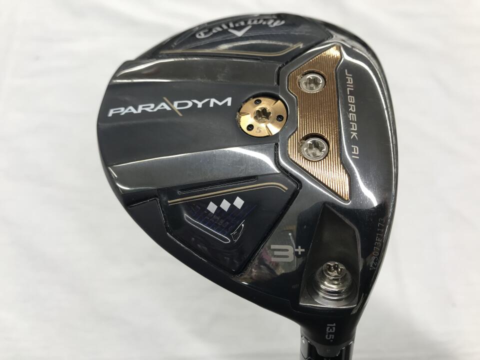 【中古】キャロウェイ PARADYM ◆◆◆ フェアウェイウッド 3W 13.5° Xフレックス 42.5インチ Speeder757TR リシャフト品 Cランク 右利き用 Callaway ゴルフクラブ パラダイム トリプルダイヤモンド ゴル