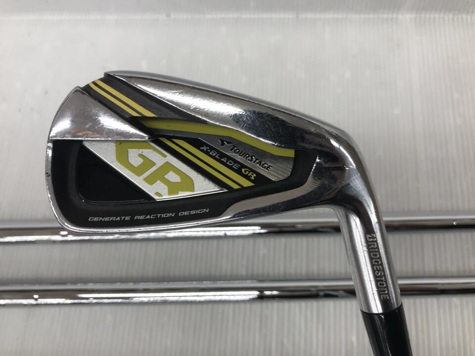 【中古】ブリヂストン ツアーステージ X-BLADE GR (2014) アイアンセット 25° Sフレックス 38.0インチ NSプロ950GHウエイトフロー Cランク 右利き用 BRIDGESTONE ゴルフクラブ ゴルフドゥ ゴルフ用品 GOLF