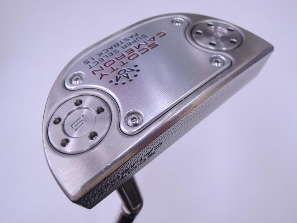 【中古】タイトリスト SC SUPER SELECT FASTBACK 1.5 パター 34.0インチ ヘッドカバーあり オリジナルスチール Cランク 右利き用 Titleist ゴルフクラブ スコッティキャメロン スーパーセレクト ファス