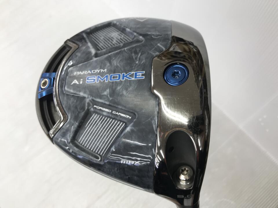 【中古】キャロウェイ PARADYM Ai SMOKE MAX ドライバー 9° Sフレックス 45.25インチ ヘッドカバーあり ATHLEMAX 50 リシャフト品 Cランク 右利き用 Callaway ゴルフクラブ パラダイムAiスモークマックス