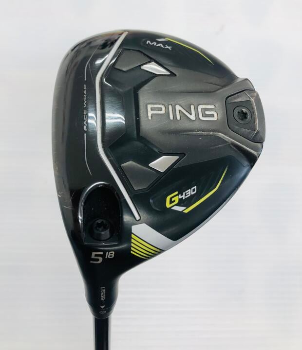 【中古】ピン G430 MAX フェアウェイウッド 5W 18° Sフレックス 42.5インチ ヘッドカバーあり TOUR 2.0 BLACK 75 Cランク 左利き用 PING ゴルフクラブ G430マックス ゴルフドゥ ゴルフ用品 GOLF DO 中古ゴル