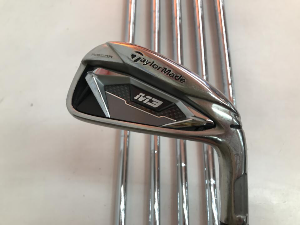 【中古】テーラーメイド M3 アイアンセット Sフレックス 38.25インチ NSプロ930GH Cランク 右利き用 Taylormade ゴルフクラブ ゴルフドゥ ゴルフ用品 GOLF DO 中古ゴルフクラブ