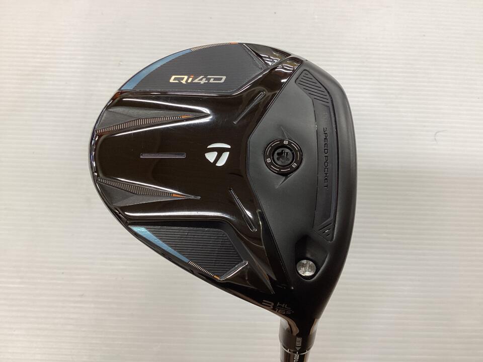 【中古】テーラーメイド Qi4D フェアウェイウッド 3W 16.5° Sフレックス 43.25インチ ヘッドカバーあり REAX 55 (Qi4D) Bランク 右利き用 Taylormade ゴルフクラブ ゴルフドゥ ゴルフ用品 GOLF DO 中古ゴル