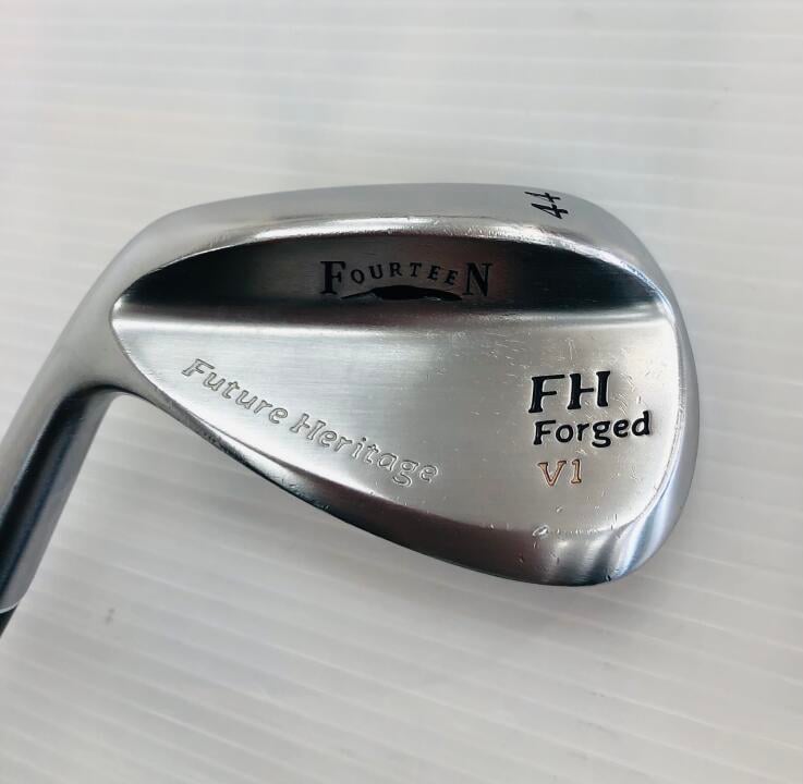 【中古】フォーティーン FH Forged V1 ニッケルクロム ウェッジ 44° WEDGEフレックス 35.5インチ TS-114w Cランク 左利き用 FOURTEEN ゴルフクラブ ゴルフドゥ ゴルフ用品 GOLF DO 中古ゴルフクラブ