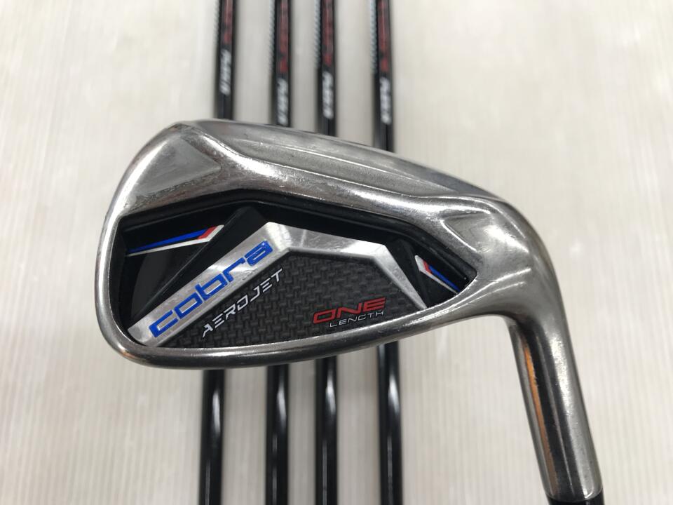 【中古】コブラ AEROJET ONE LENGTH アイアンセット Rフレックス 37.0インチ SPEEDER NX for Cobra(AEROJET) Dランク 右利き用 COBRA ゴルフクラブ エアロジェットワンレングス ゴルフドゥ ゴルフ用品 GOLF DO