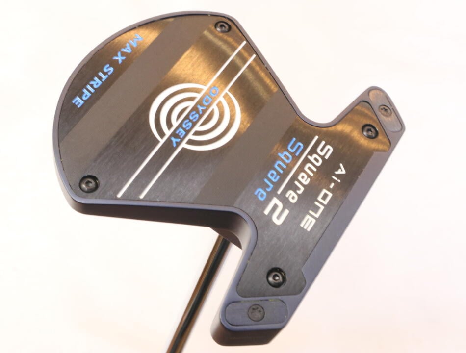 【中古】オデッセイ Ai-ONE Square 2 Square MAX STRIPE パター 34.0インチ ヘッドカバーあり オリジナルスチール Bランク 右利き用 ODYSSEY ゴルフクラブ ゴルフドゥ ゴルフ用品 GOLF DO 中古ゴルフクラブ