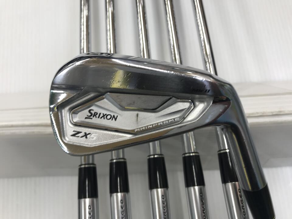 【中古】ダンロップ SRIXON ZX5 Mk2 アイアンセット 24° Sフレックス 38.0インチ NSプロ Zelos 8 Cランク 右利き用 DUNLOP ゴルフクラブ スリクソンZX5 MK2 ゴルフドゥ ゴルフ用品 GOLF DO 中古ゴルフクラブ
