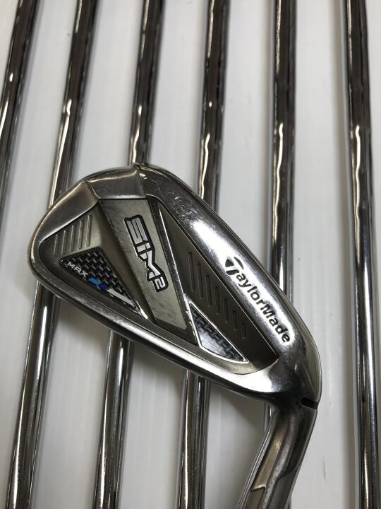 【中古】テーラーメイド SIM2 MAX US アイアンセット 21.5° Sフレックス 38.25インチ KBS MAX MT85 Cランク 右利き用 Taylormade ゴルフクラブ シム2マックス ゴルフドゥ ゴルフ用品 GOLF DO 中古ゴルフクラ