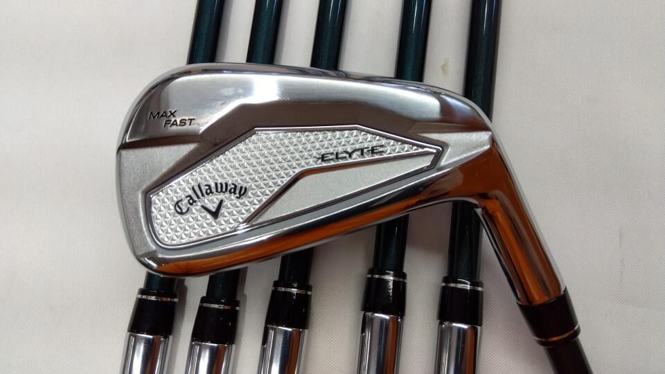 【中古】キャロウェイ ELYTE MAX FAST アイアンセット Rフレックス 37.625インチ LIN-Q GREEN 40 for Callaway Cランク 右利き用 Callaway ゴルフクラブ エリートマックスファスト ゴルフドゥ ゴルフ用品 GOLF