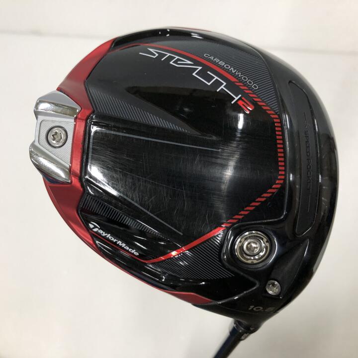 【中古】テーラーメイド STEALTH2 ドライバー 10.5° Sフレックス 46.0インチ ヘッドカバーあり TENSEI RED TM50 Cランク 右利き用 Taylormade ゴルフクラブ ステルス2 ゴルフドゥ ゴルフ用品 GOLF DO 中古ゴ