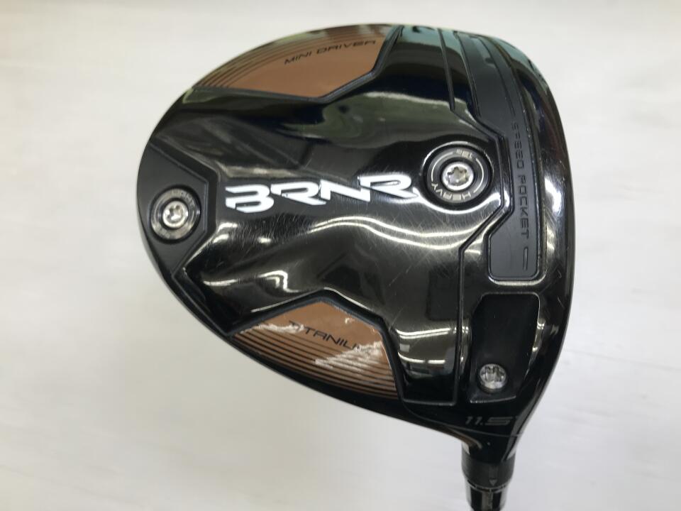 【中古】テーラーメイド BRNR MINI DRIVER ドライバー 11.5° Sフレックス 44.0インチ ヘッドカバーあり Speeder　SLK リシャフト品 Dランク 右利き用 Taylormade ゴルフクラブ ゴルフドゥ ゴルフ用品 GOLF D