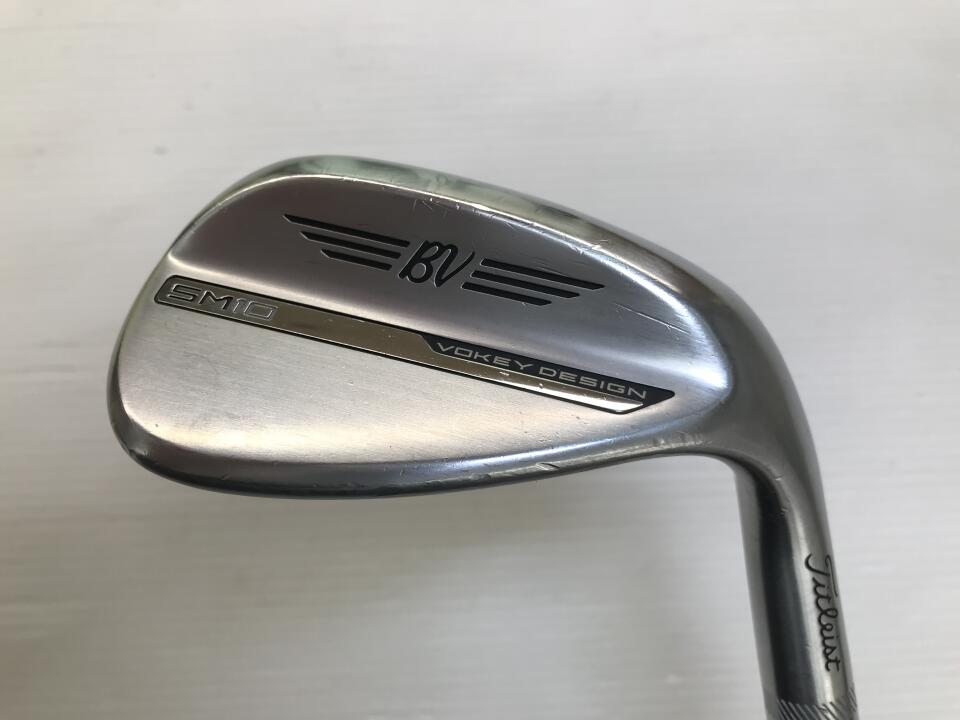 【中古】タイトリスト VOKEY SM10 ツアークローム ウェッジ 56° 35.25インチ ATTAS　spinwedge リシャフト品 Cランク 右利き用 Titleist ゴルフクラブ ボーケイSM10 ゴルフドゥ ゴルフ用品 GOLF DO 中古ゴル