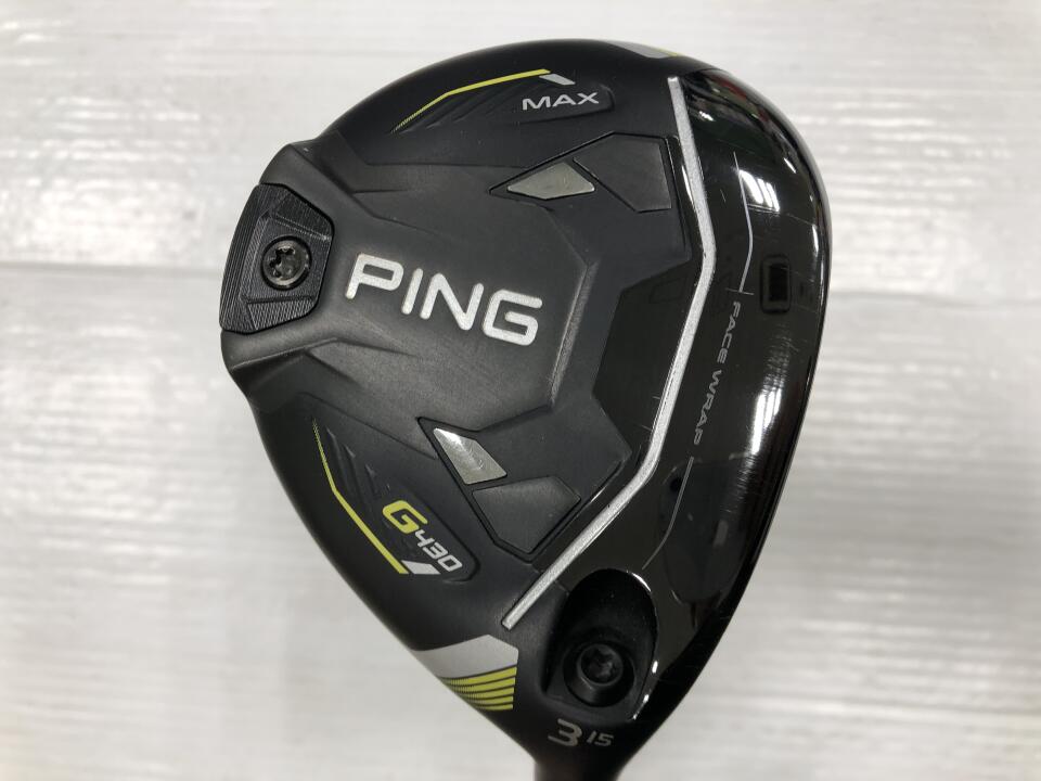 【中古】ピン G430 MAX フェアウェイウッド 3W 15° Sフレックス 43.0インチ ヘッドカバーあり TOUR 2.0 CHROME 65 Cランク 右利き用 PING ゴルフクラブ G430マックス ゴルフドゥ ゴルフ用品 GOLF DO 中古ゴ