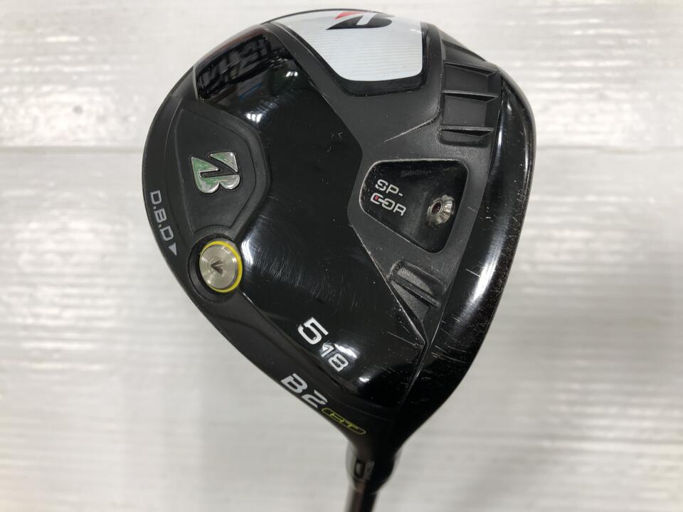 【中古】ブリヂストン B2HT フェアウェイウッド 5W 18° SRフレックス 42.5インチ ATTAS MB-FW 55 リシャフト品 Dランク 右利き用 BRIDGESTONE ゴルフクラブ ゴルフドゥ ゴルフ用品 GOLF DO 中古ゴルフクラ