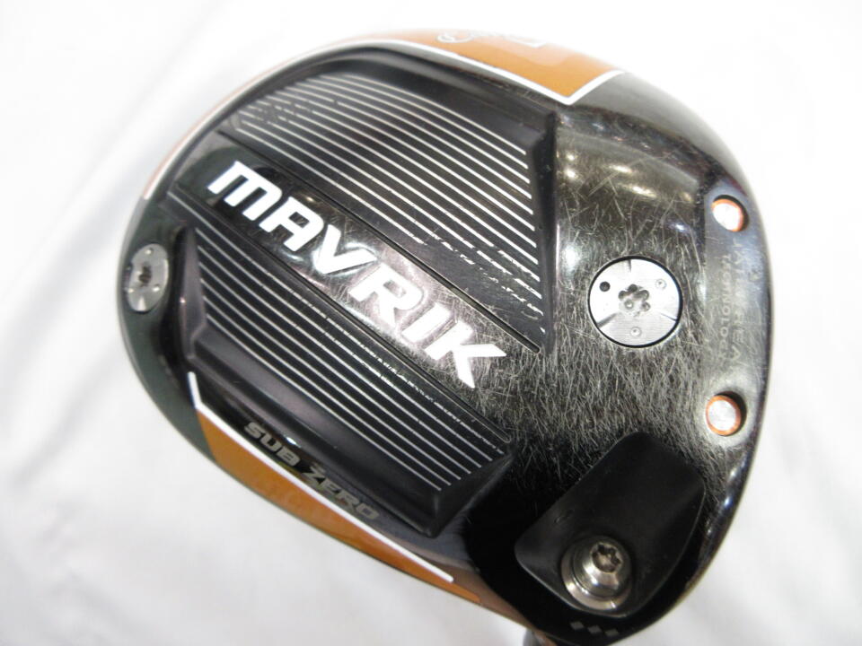 【中古】キャロウェイ MAVRIK SUB ZERO ◆◆◆ ドライバー 9° Sフレックス 44.75インチ ヘッドカバーあり KUROKAGE XM60 リシャフト品 Dランク 右利き用 Callaway ゴルフクラブ マーベリックサブゼロトリ
