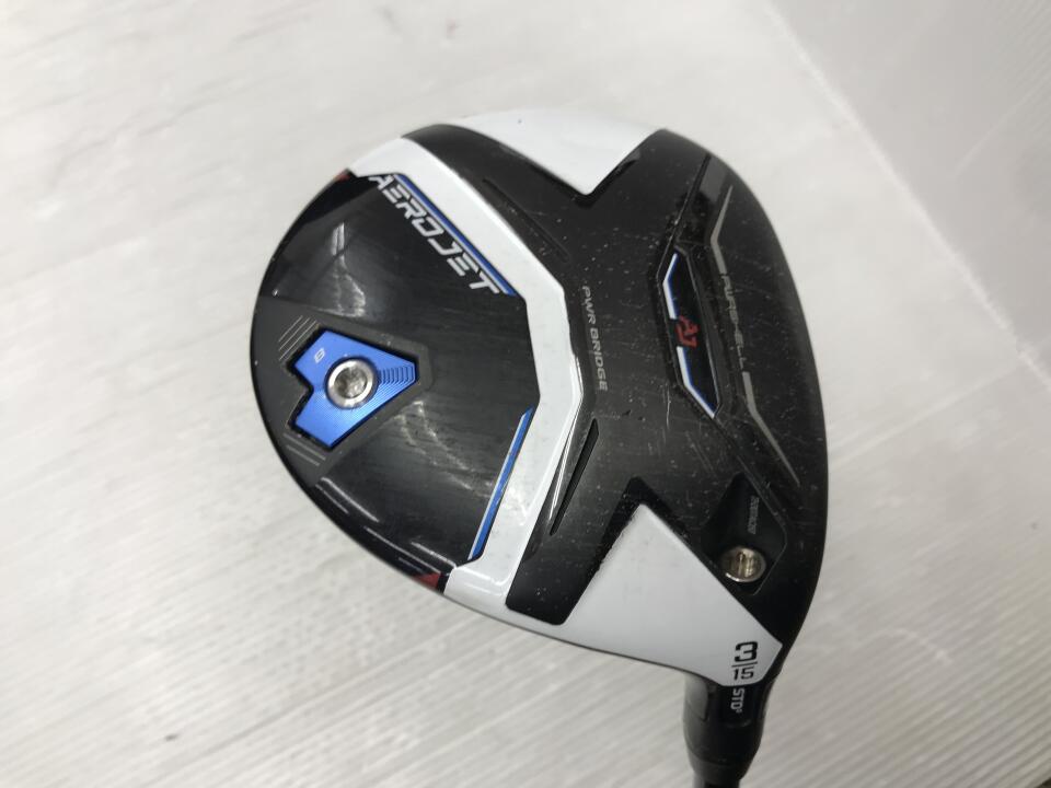 【中古】コブラ AEROJET フェアウェイウッド 3W 15° Rフレックス 42.75インチ Kaili 60 リシャフト品 Cランク 右利き用 COBRA ゴルフクラブ エアロジェット ゴルフドゥ ゴルフ用品 GOLF DO 中古ゴルフク