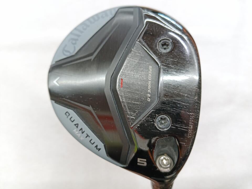【中古】キャロウェイ QUANTUM MAX フェアウェイウッド 5W 18° Sフレックス 42.5インチ ヘッドカバーあり SPEEDER NXGOLD 70 リシャフト品 Cランク 右利き用 Callaway ゴルフクラブ クオンタムマックス ゴ