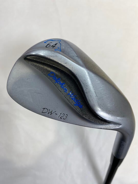 【中古】キャスコ Dolphin Wedge DW-123 シルバー ウェッジ 64° WEDGEフレックス 35.0インチ Dolphin DP-231 Cランク 右利き用 Kasco ゴルフクラブ ゴルフドゥ ゴルフ用品 GOLF DO 中古ゴルフクラブ