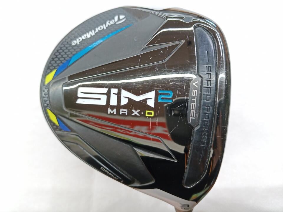 【中古】テーラーメイド SIM2 MAX-D フェアウェイウッド 3W 16° SRフレックス 43.25インチ ヘッドカバーあり TENSEI BLUE TM50(SIM2) Cランク 右利き用 Taylormade ゴルフクラブ シム2マックスD ゴルフドゥ