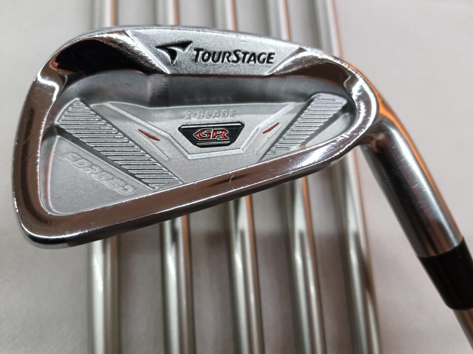 【中古】ブリヂストン ツアーステージ X-BLADE GR FORGED (2012) アイアンセット Sフレックス 38.0インチ MCI 80 リシャフト品 Dランク 右利き用 BRIDGESTONE ゴルフクラブ ゴルフドゥ ゴルフ用品 GOLF DO 中