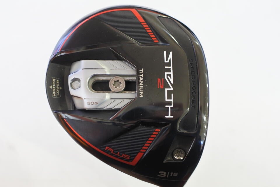 【中古】テーラーメイド STEALTH2 PLUS フェアウェイウッド 3W 15° Xフレックス 43.0インチ ヘッドカバーあり The ATTAS V2 6 リシャフト品 Cランク 右利き用 Taylormade ゴルフクラブ ステルス2プラス ゴ